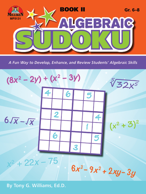 Title details for Algebraic Sudoku Bk 2 by Tony G. Williams - Available